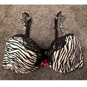 Zebra Print Bra